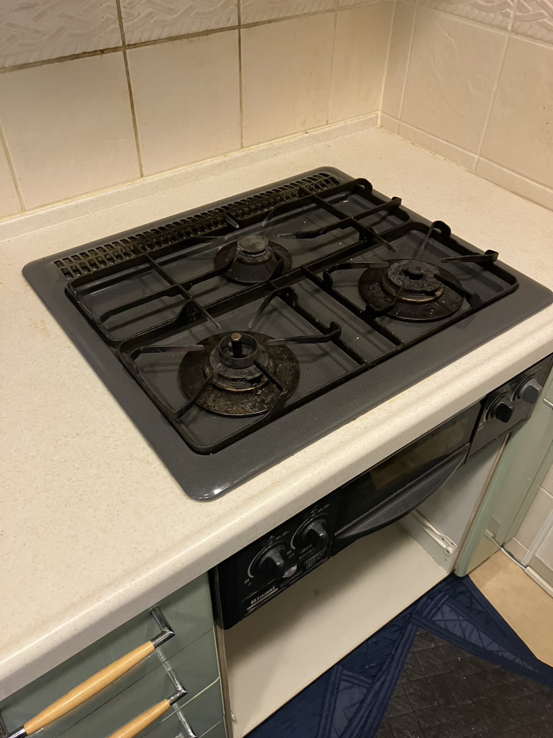 施工前　コンロ