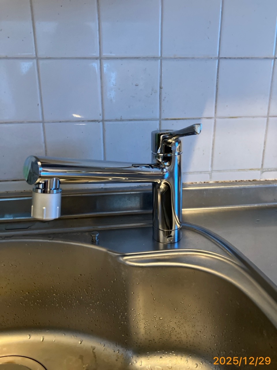 施工後　台所水栓（TKS05303J）