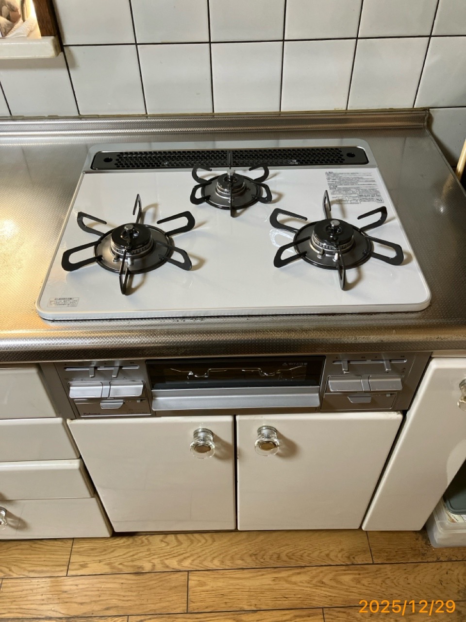 施工後　コンロ（PD-509WS-60CV）