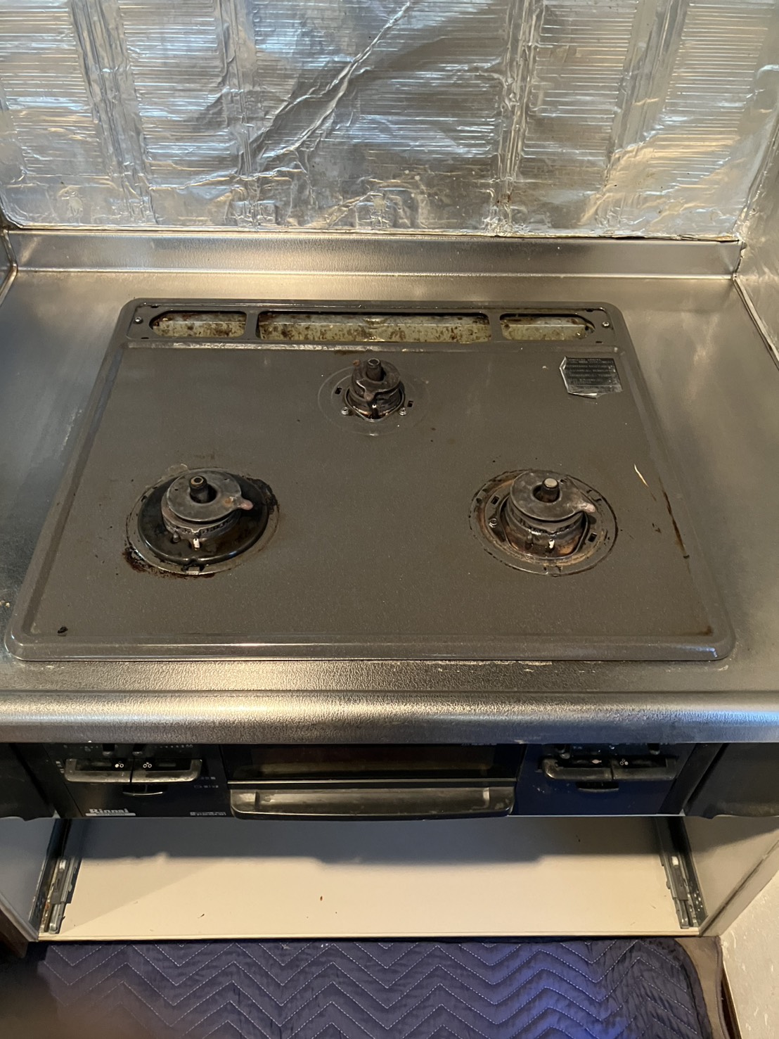 施工前　コンロ