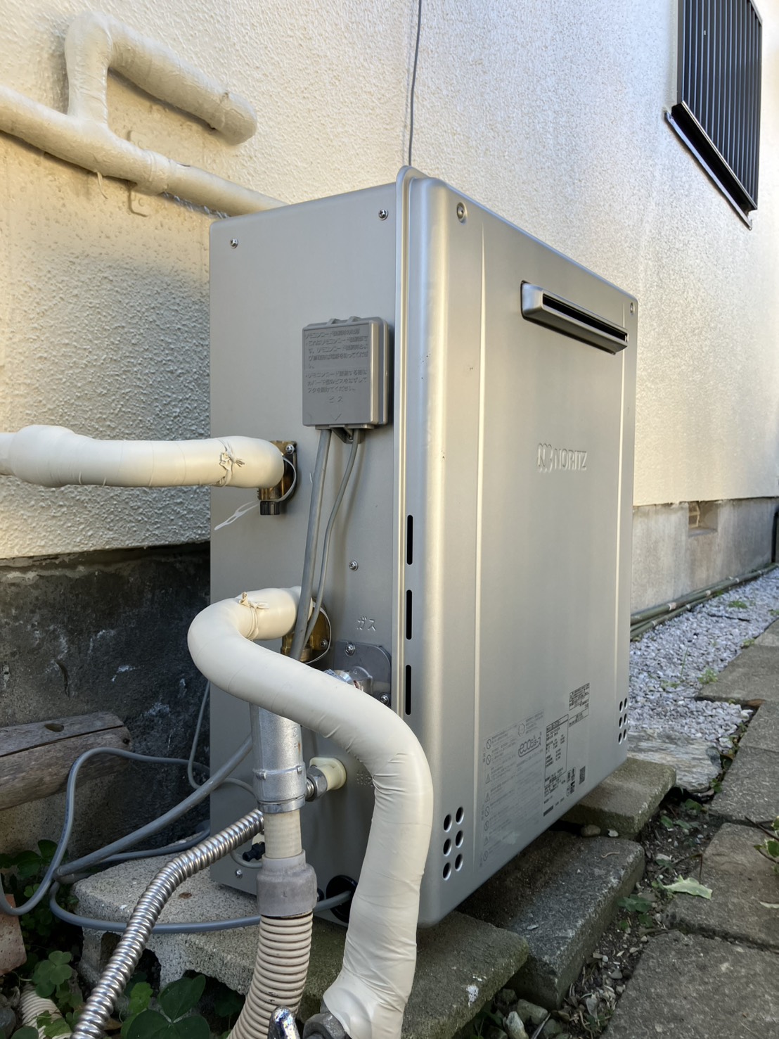 施工後　給湯器（GRQ-C1672SA）