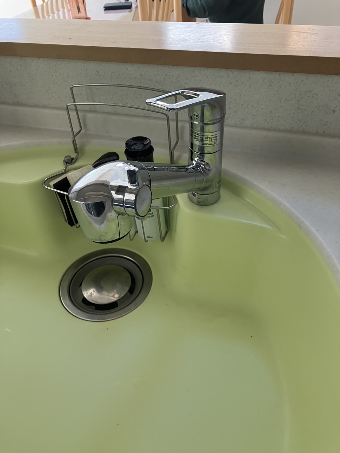 施工前　台所水栓