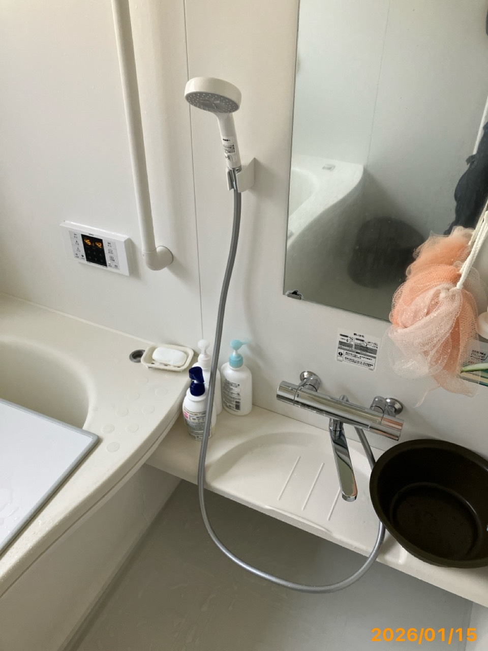 施工後　浴室水栓（TBV03401J1）