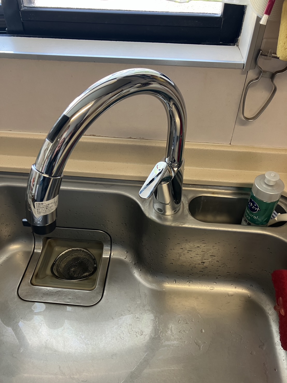 施工後　台所水栓（JF-NAB454SYX(B5)）