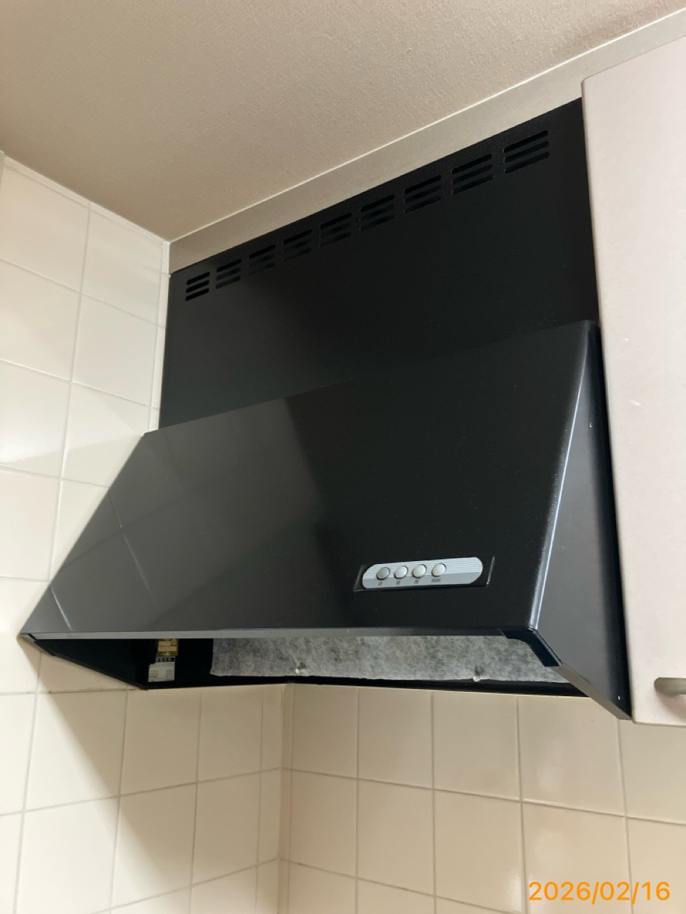 施工前　レンジフード