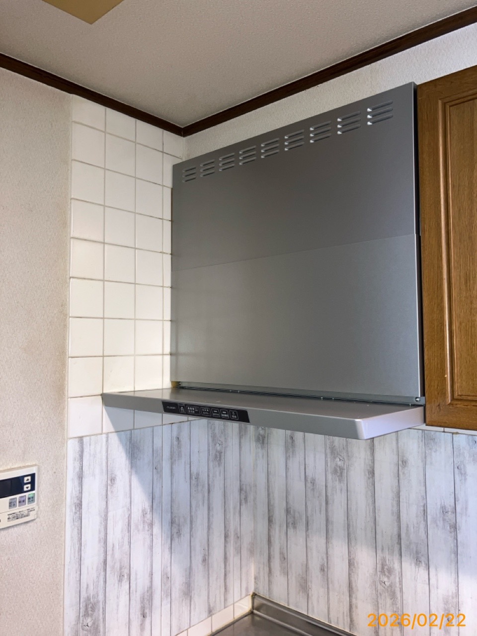 施工後　レンジフード（TLR-3S-AP751SV）