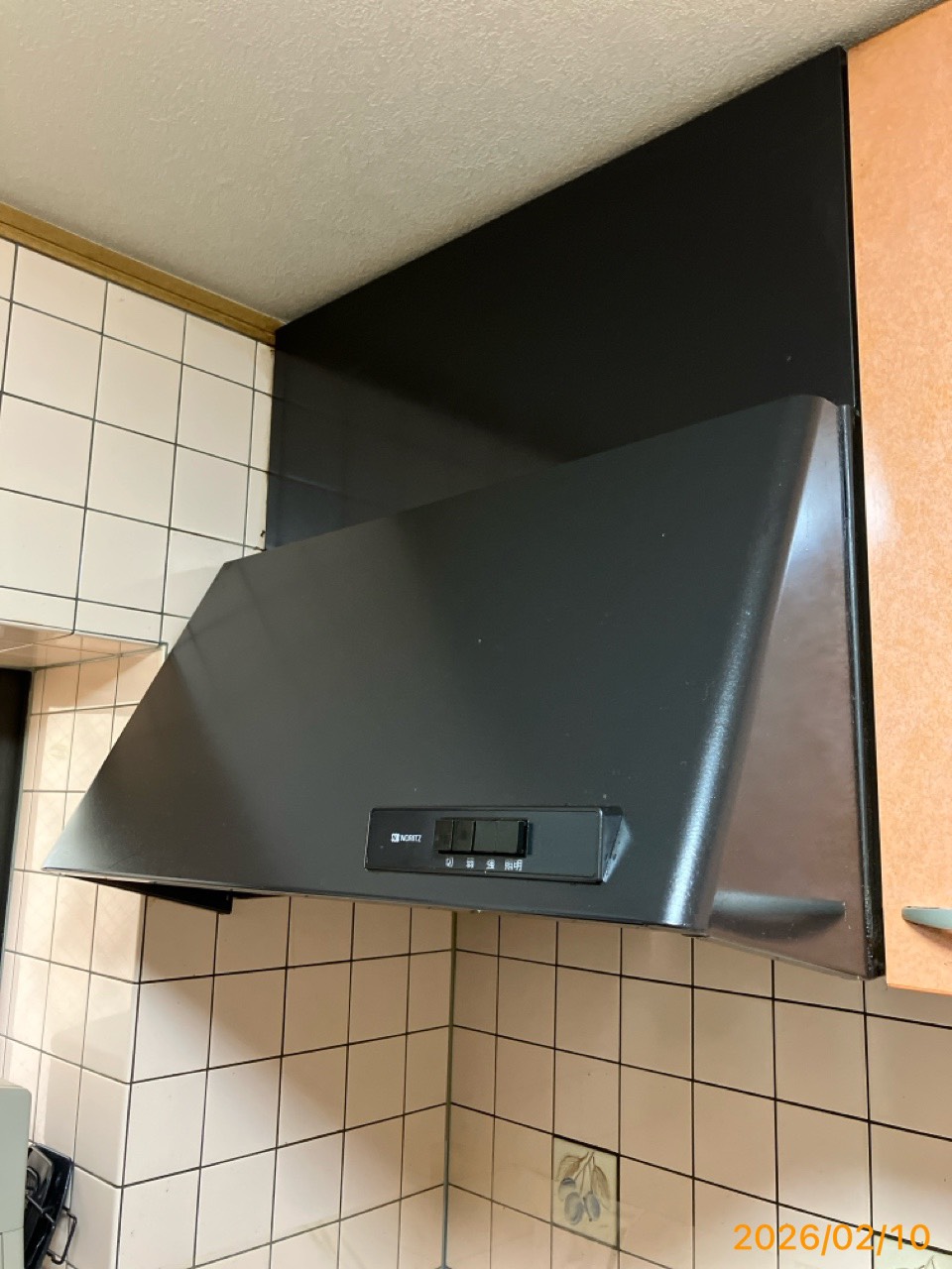 施工前　レンジフード