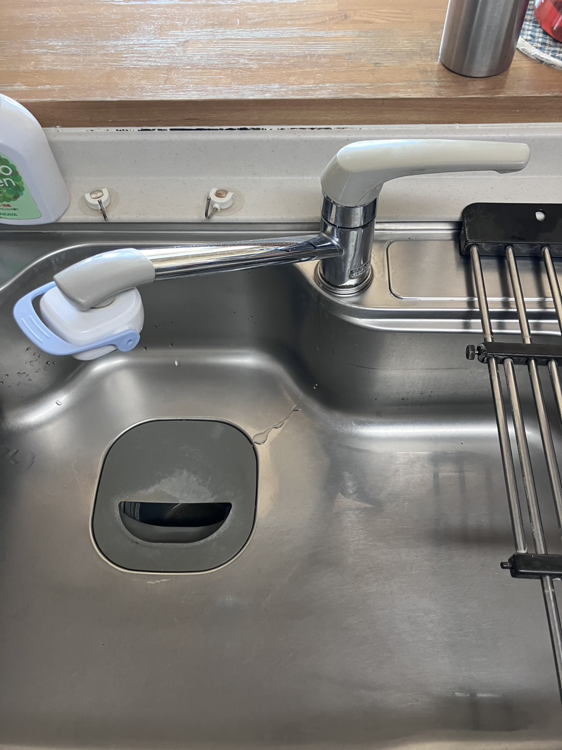 施工前　台所水栓