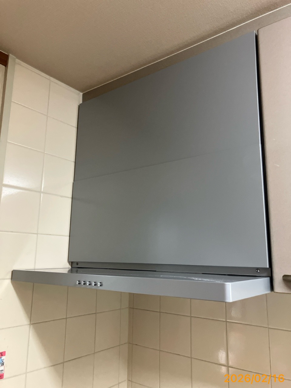 施工後　レンジフード（WNBSK757CDMSI（R/L））