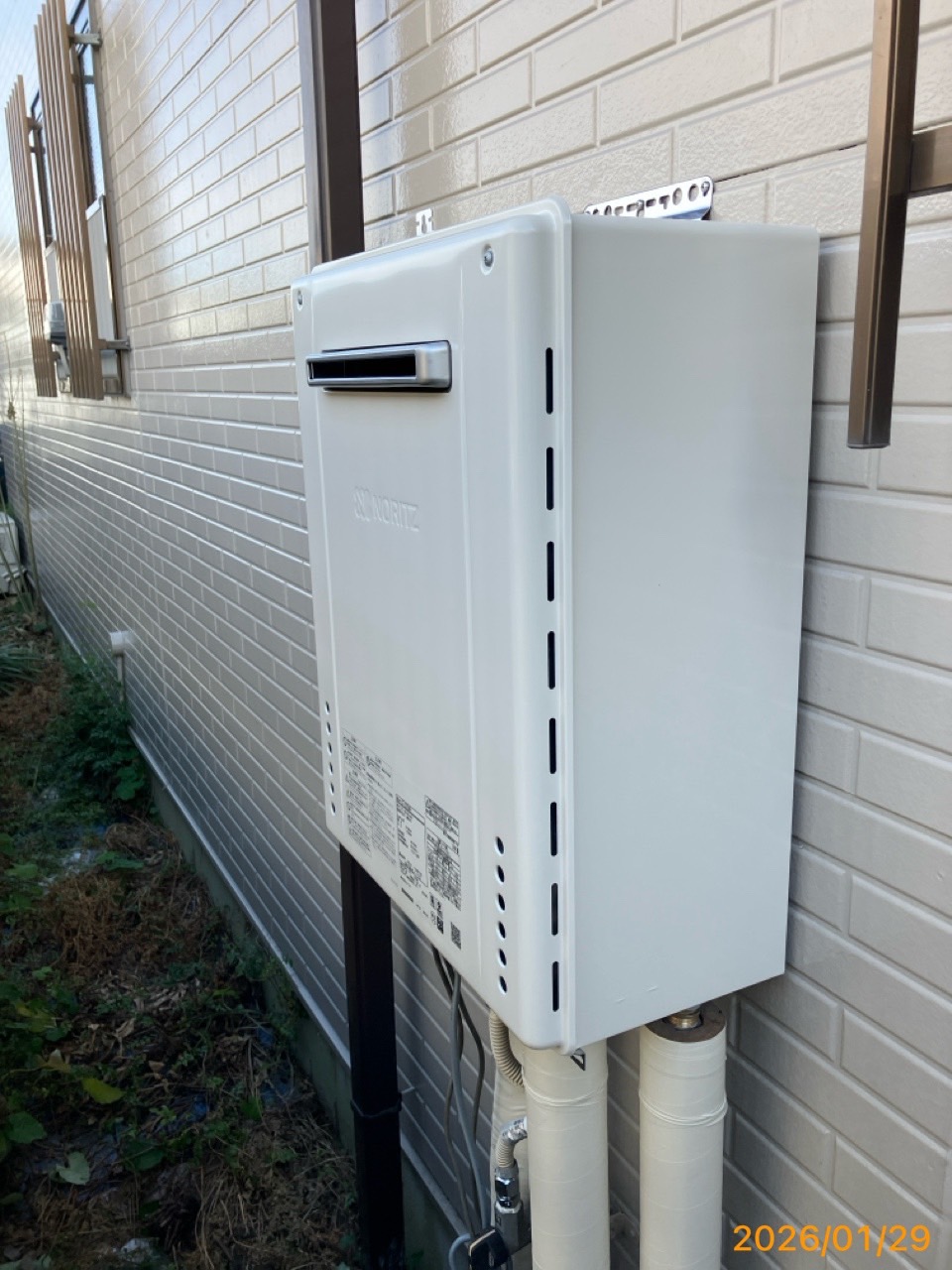 施工後　給湯器（GT-2070AW）