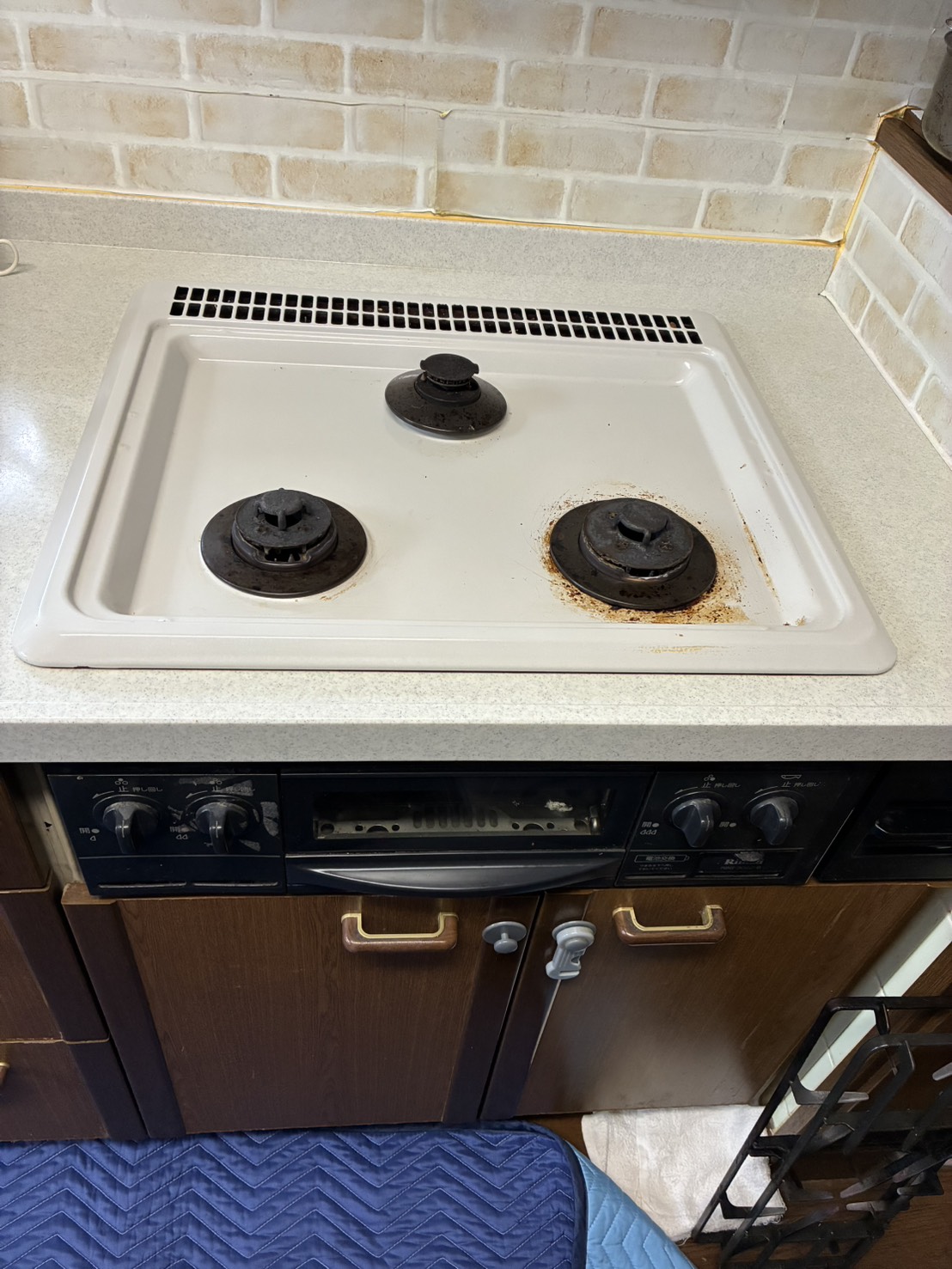 施工前　コンロ