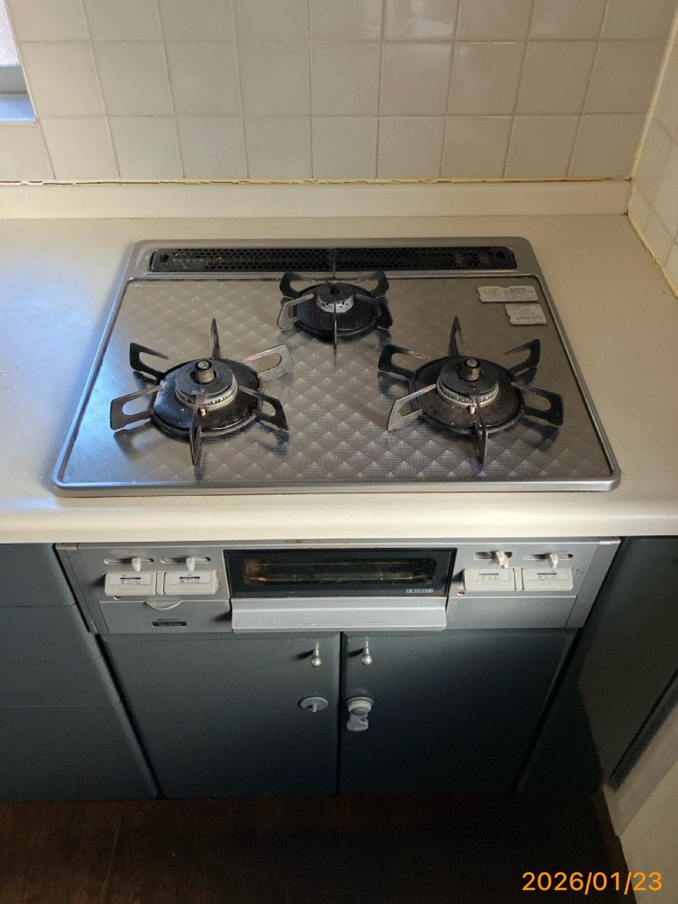 施工前　コンロ