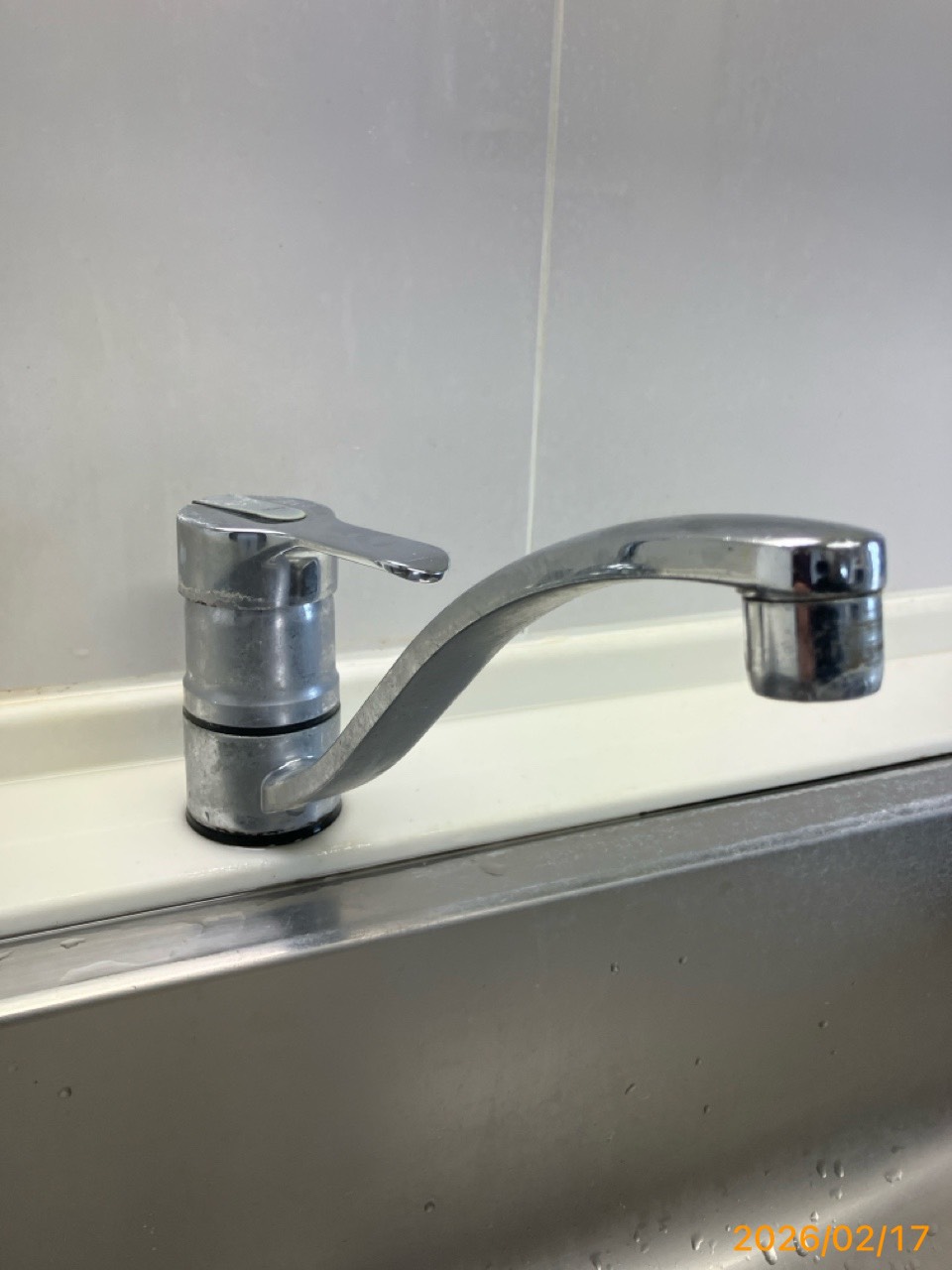 施工前　台所水栓