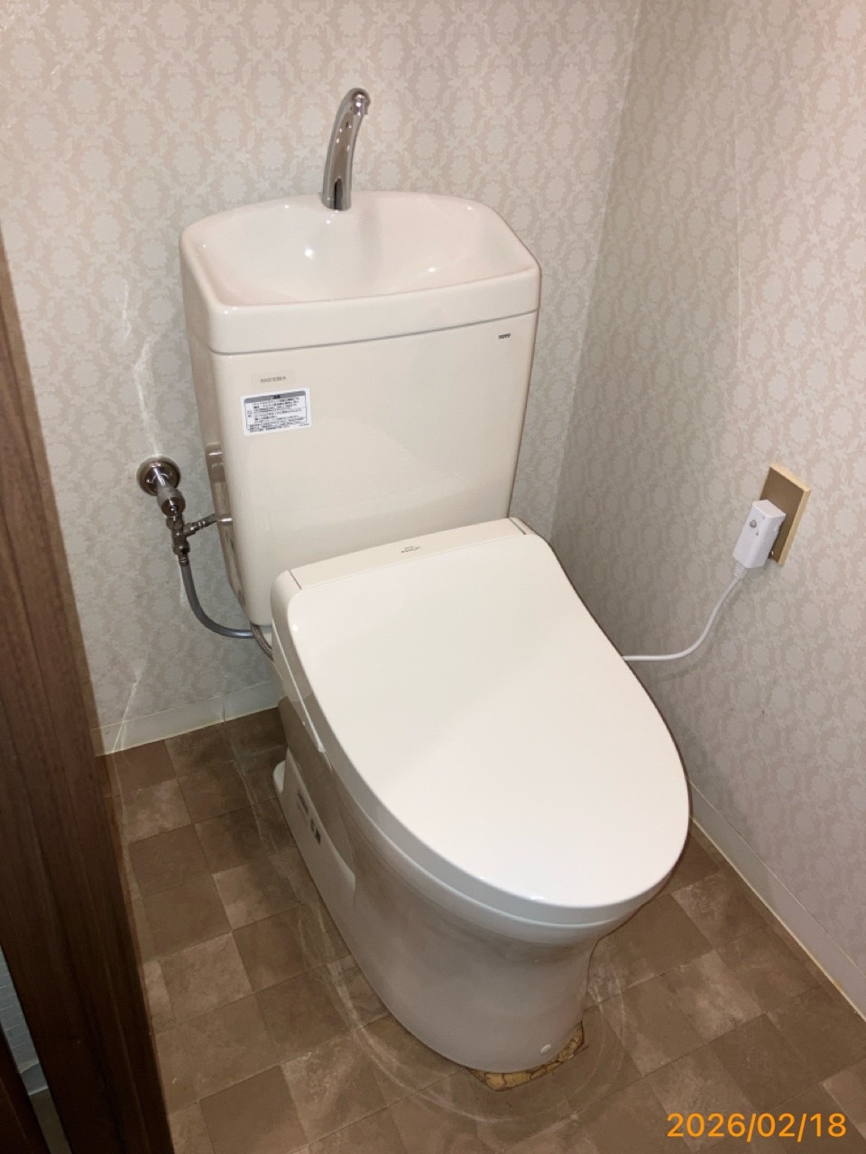 施工後　トイレ（CS232BM　SH233BA　TCF8CKM01）