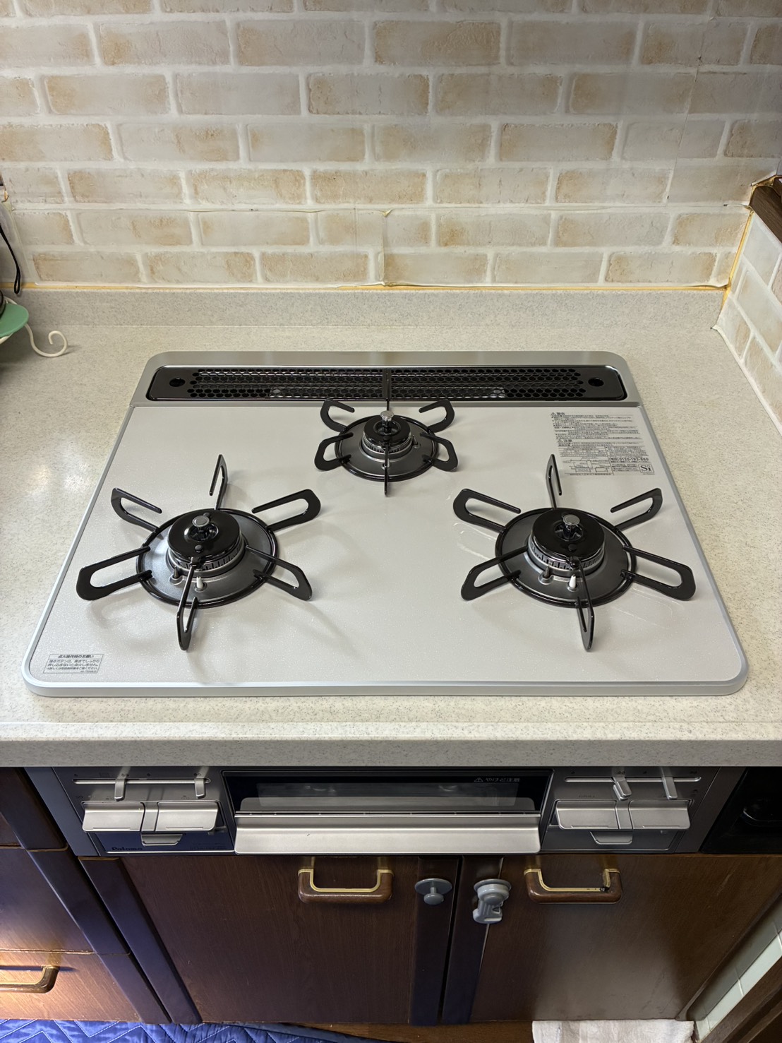 施工後　コンロ（PD-509WS-60CV）