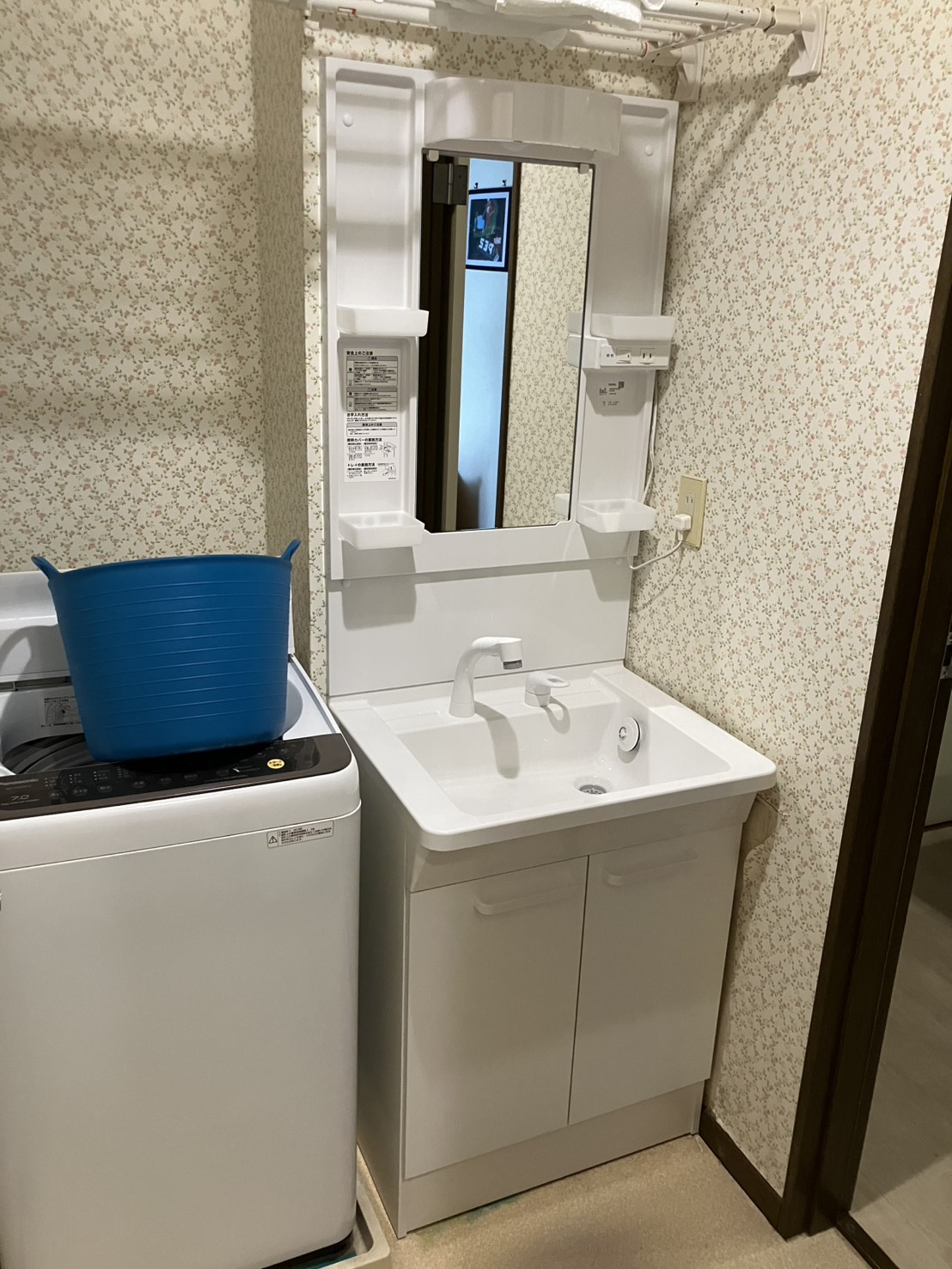 施工後　洗面化粧台（LDPB060BAGEN2A　LMPB060B1GDG1G）