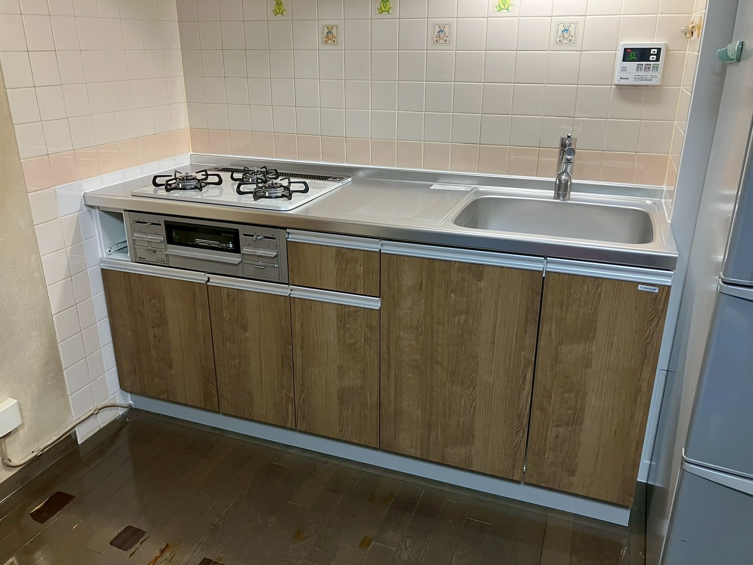 施工後　システムキッチン（JAF180MWTBR-C4BYDN）